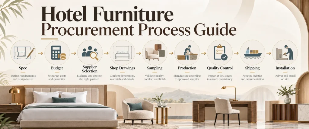 Hotel Furniture Procurement Process Guide for Hospitality Projects